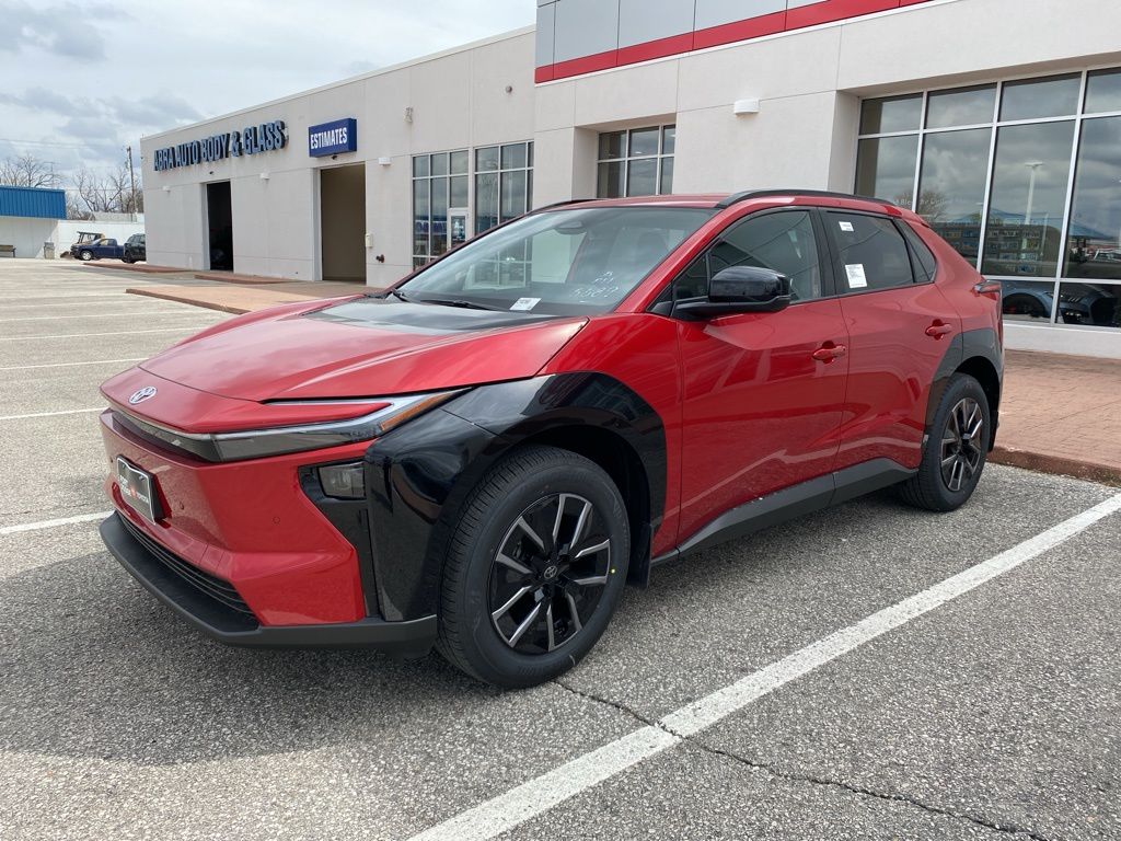 Supersonic Red w/Midnight Black Metallic Roof 2026 Toyota bZ XLE AWD SUV / Crossover All-Wheel Drive Automatic