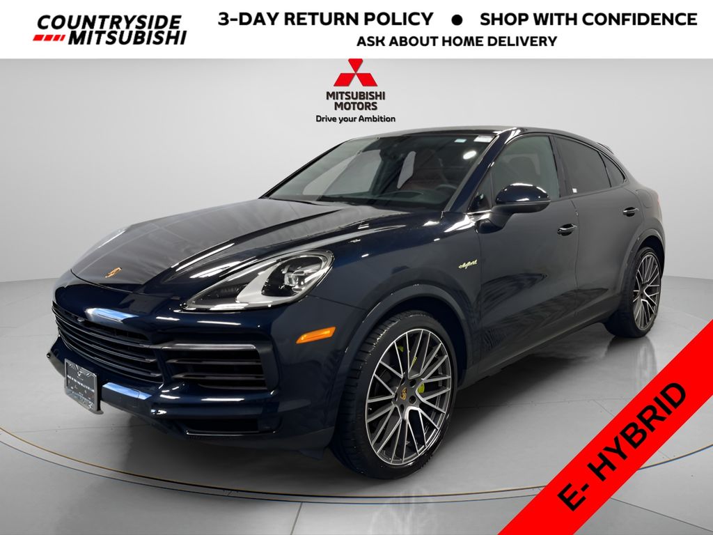 Blue 2022 Porsche Cayenne Coupe AWD Coupe All-Wheel Drive 8-Speed Automatic