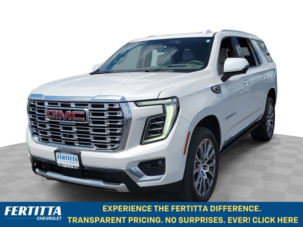 White Frost Tricoat 2025 GMC Yukon SUV / Crossover 4X2