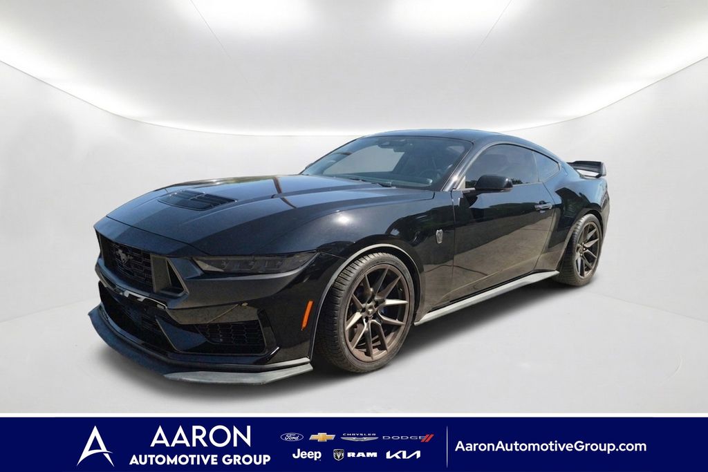 Shadow Black 2024 Ford Mustang Coupe Rear-Wheel Drive Automatic