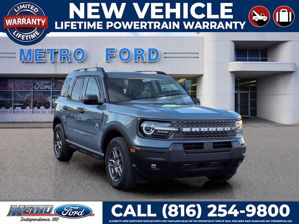 Blue (Azure Gray Metallic Tri-Coat) 2025 Ford Bronco Sport SUV / Crossover All-Wheel Drive 8-Speed Automatic