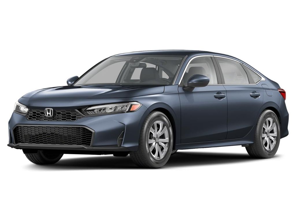 Meteorite Gray Metallic 2026 Honda Civic LX FWD Sedan Front-Wheel Drive Continuously Variable Transmission