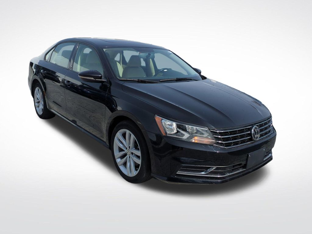 Black 2019 Volkswagen Passat 2.0T Wolfsburg FWD Sedan Front-Wheel Drive 6-Speed Automatic