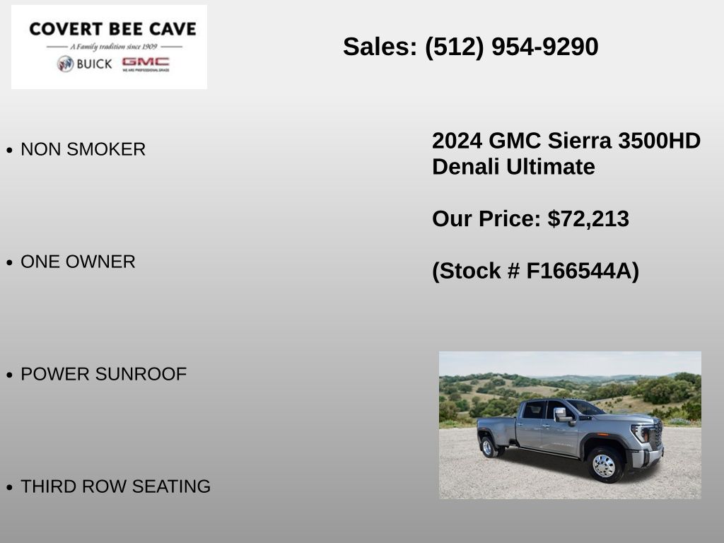 Used Car 2024 Gmc Sierra 3500hd  Denali Ultimate For Sale Under $80,000 In Austin, Texas