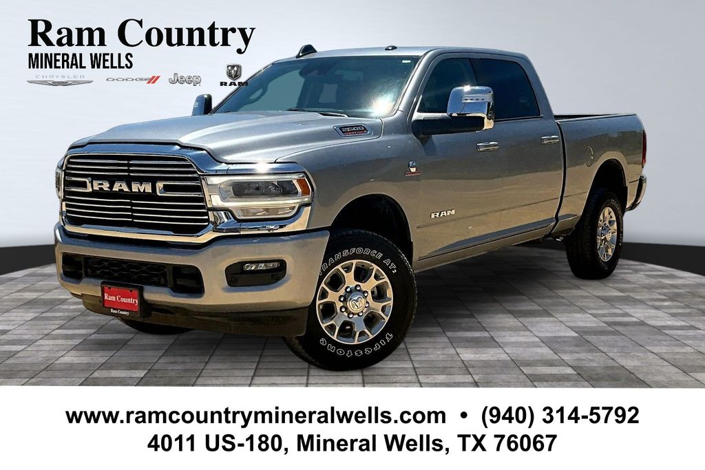 Billet Silver Metallic Clearcoat 2024 RAM 2500 Pickup Truck Four-Wheel Drive 6-Speed Automatic
