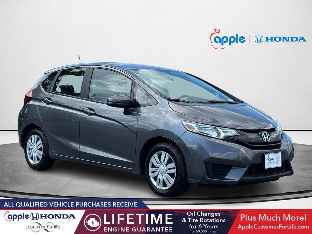 Gray 2016 Honda Fit LX Hatchback Front-Wheel Drive Continuously Variable Transmission
