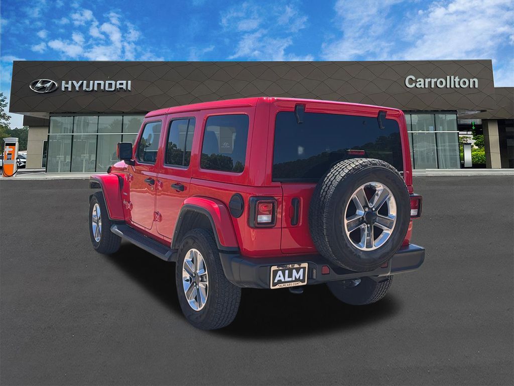Used 2022 Red Jeep Unlimited Sahara image 7