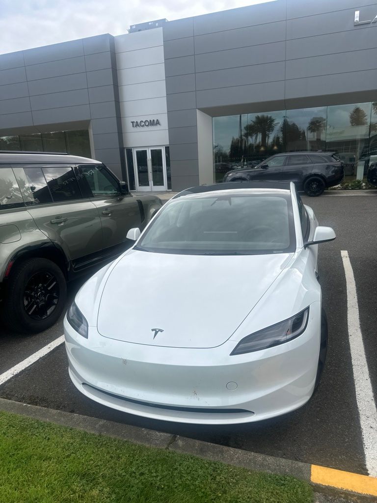 White 2026 Tesla Model 3 Sedan 1-Speed Automatic