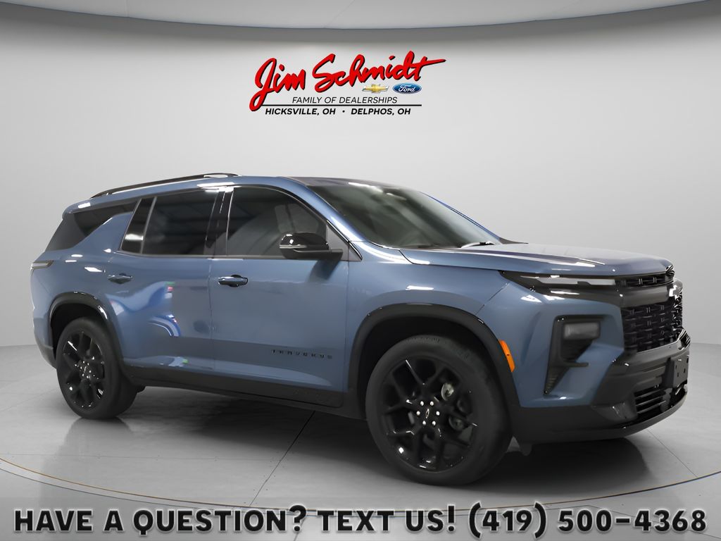 Lakeshore Blue Metallic 2025 Chevrolet Traverse SUV / Crossover Four-Wheel Drive 8-Speed Automatic