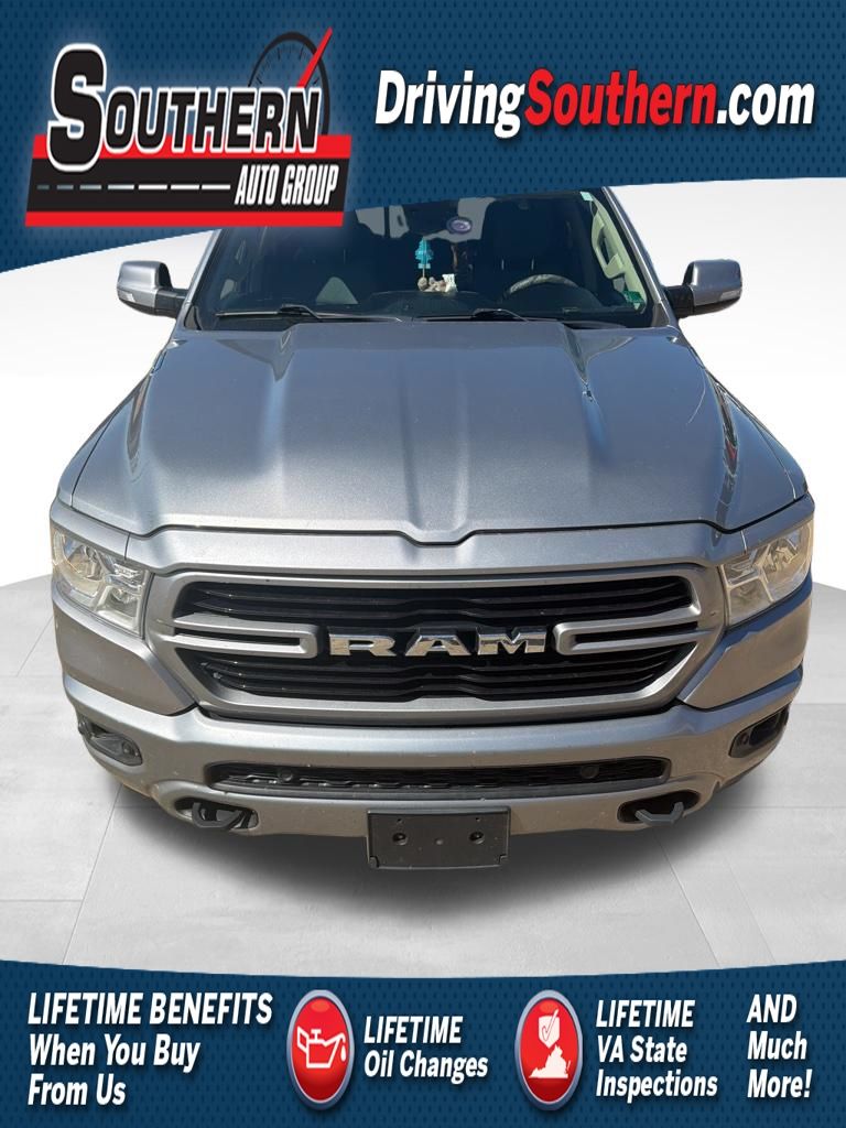 Billet Silver Metallic Clearcoat 2020 RAM 1500 Big Horn Crew Cab 4WD Pickup Truck Four-Wheel Drive 8-Speed Automatic