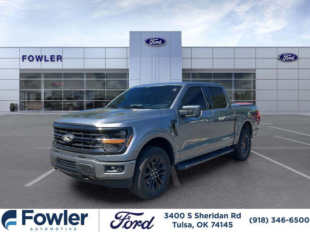 Gray Metallic 2024 Ford F-150 Pickup Truck Four-Wheel Drive Automatic