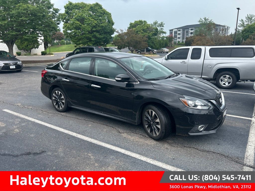 Super Black 2016 Nissan Sentra Sedan Front-Wheel Drive Continuously Variable Transmission