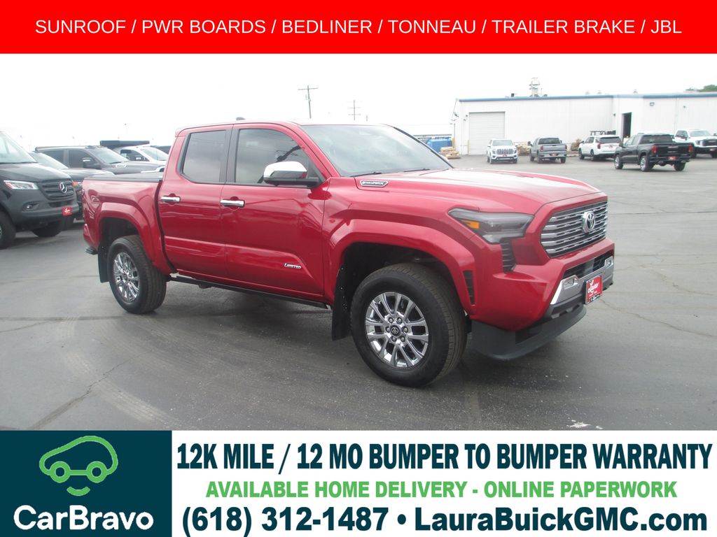 Supersonic Red 2024 Toyota Tacoma Pickup Truck Four-Wheel Drive 8-Speed Automatic