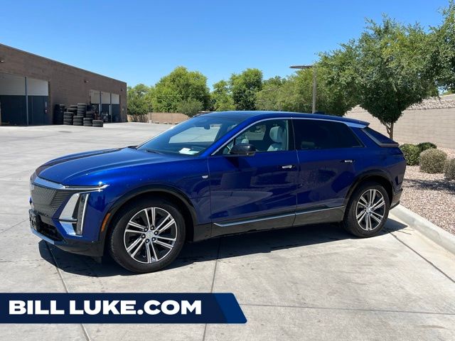 Opulent Blue Metallic 2024 Cadillac LYRIQ Luxury 2 RWD SUV / Crossover Rear-Wheel Drive 1-Speed Automatic