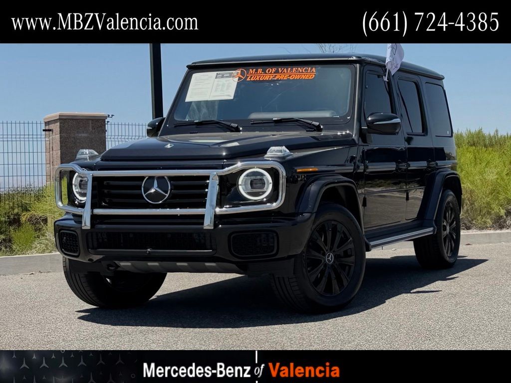 Obsidian Black 2025 Mercedes-Benz G-Class G 550 4MATIC SUV / Crossover All-Wheel Drive 9-Speed Automatic
