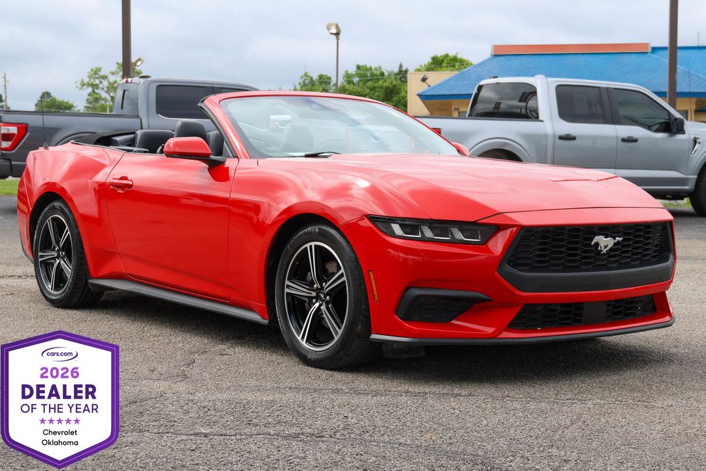Race Red 2024 Ford Mustang Convertible Rear-Wheel Drive Automatic