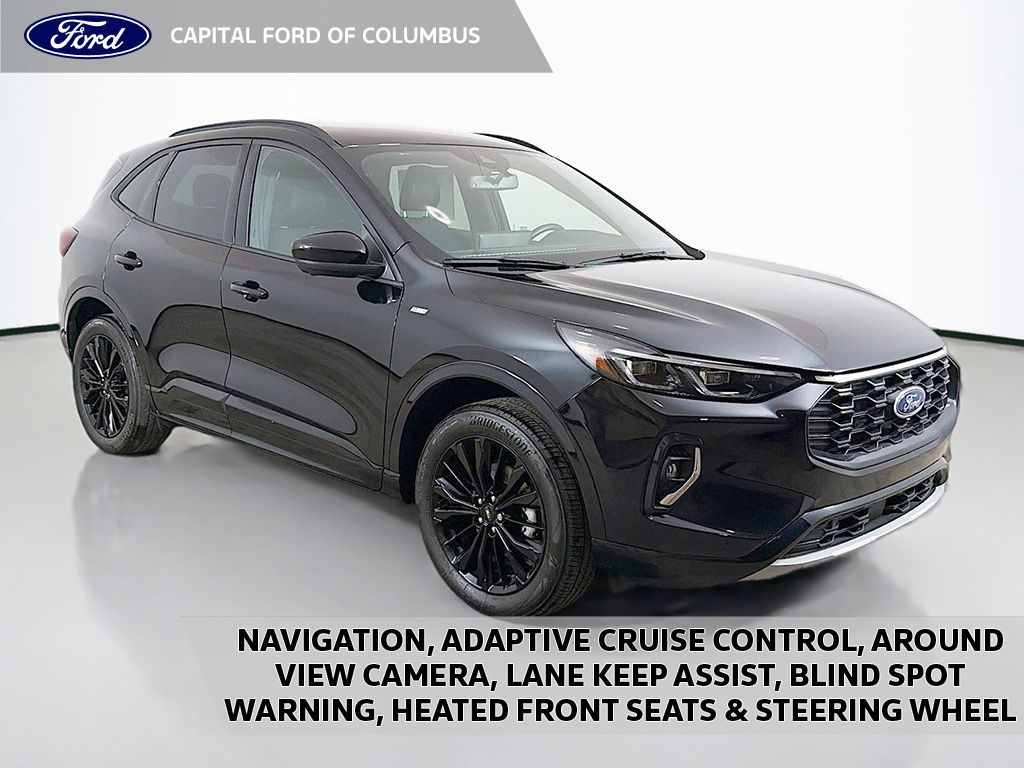 Agate Black Metallic 2023 Ford Escape SUV / Crossover All-Wheel Drive 8-Speed Automatic
