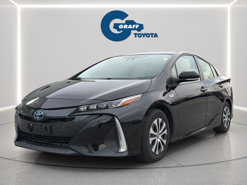 Black 2021 Toyota Prius Prime LE FWD Hatchback Front-Wheel Drive Continuously Variable Transmission
