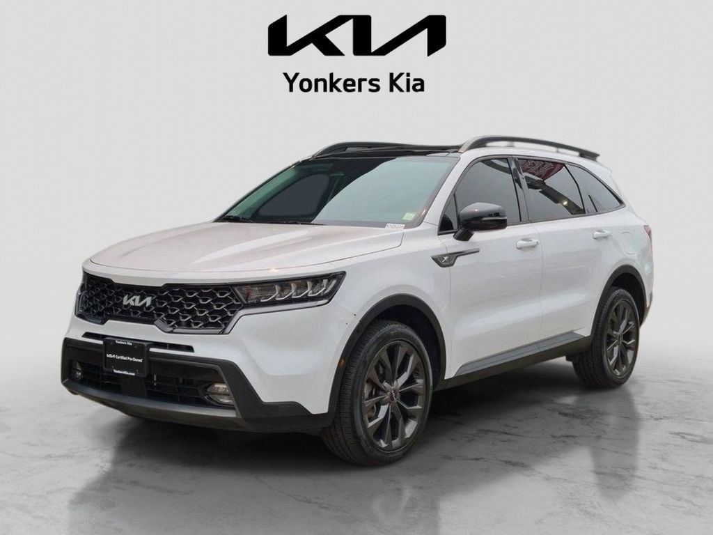 Glacial White Pearl 2023 Kia Sorento SUV / Crossover All-Wheel Drive 8-Speed Dual Clutch
