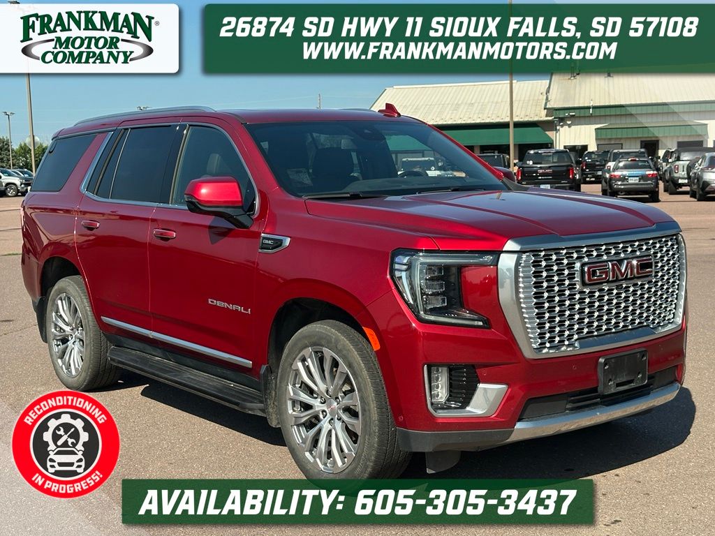 Volcanic Red Tintcoat 2023 GMC Yukon SUV / Crossover Four-Wheel Drive