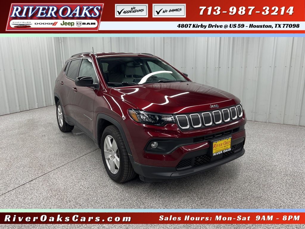 2022 Jeep Compass Latitude Red at Wharton Ford