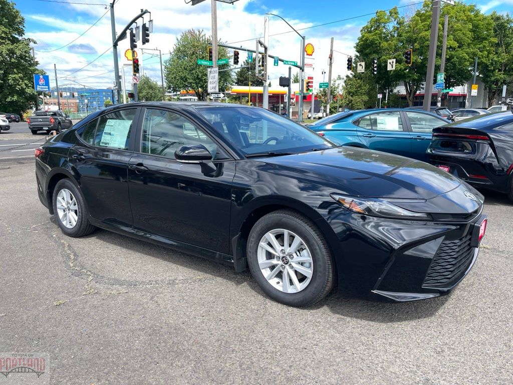 Black 2026 Toyota Camry Sedan Front-Wheel Drive Continuously Variable Transmission