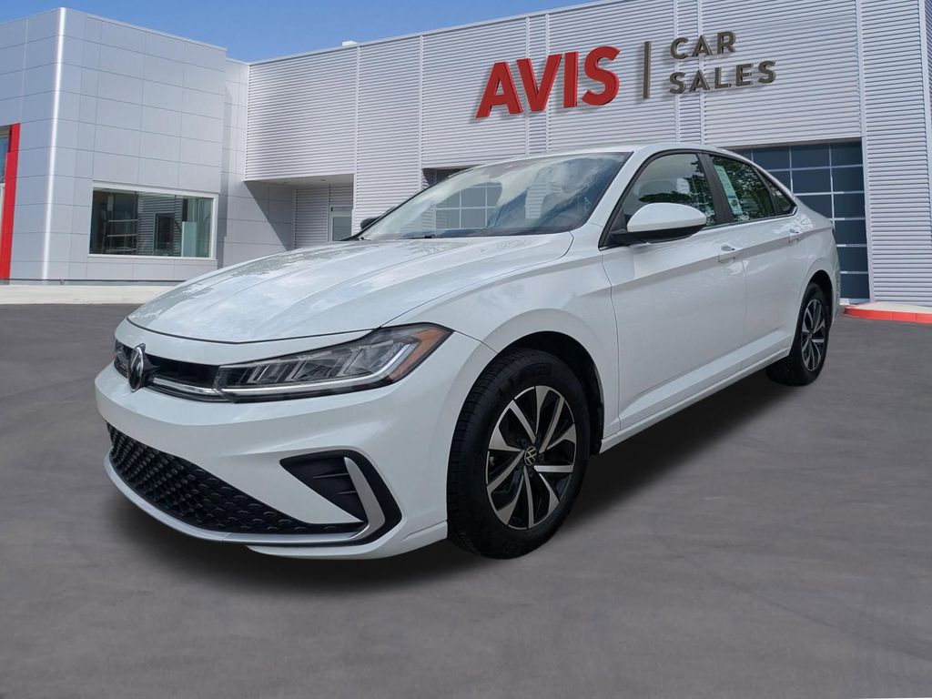 White 2025 Volkswagen Jetta S FWD Sedan Front-Wheel Drive 8-Speed Automatic