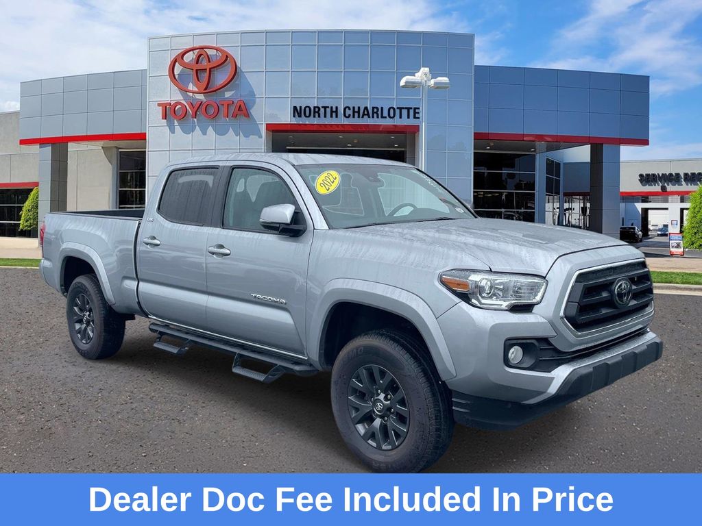 Celestial Silver Metallic 2022 Toyota Tacoma Pickup Truck Four-Wheel Drive 6-Speed Automatic