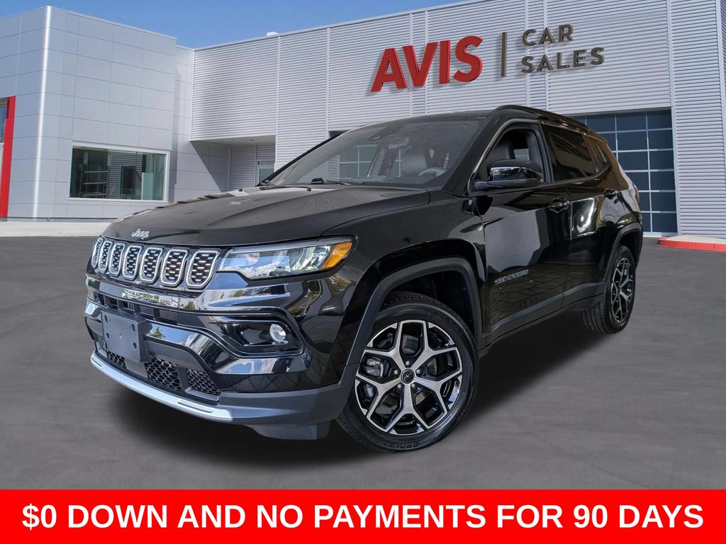 Black 2025 Jeep Compass SUV / Crossover Four-Wheel Drive 8-Speed Automatic