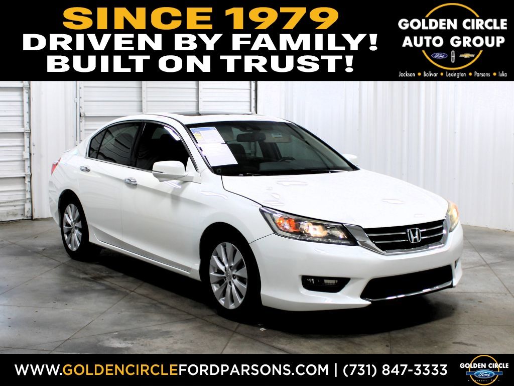 White Orchid Pearl 2015 Honda Accord EX-L V6 Sedan Front-Wheel Drive 6-Speed Automatic