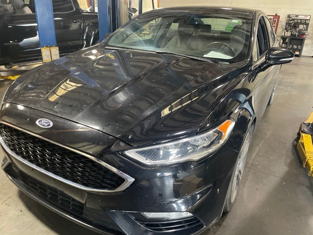 Shadow Black 2017 Ford Fusion Sedan All-Wheel Drive 6-Speed Automatic