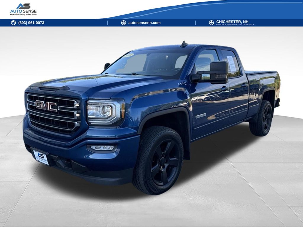 Stone Blue Metallic 2018 GMC Sierra 1500 Pickup Truck Four-Wheel Drive 6-Speed Automatic Overdrive