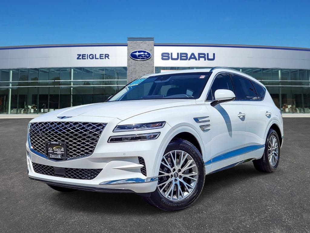 Alta White 2021 Genesis GV80 SUV / Crossover Rear-Wheel Drive 8-Speed Automatic