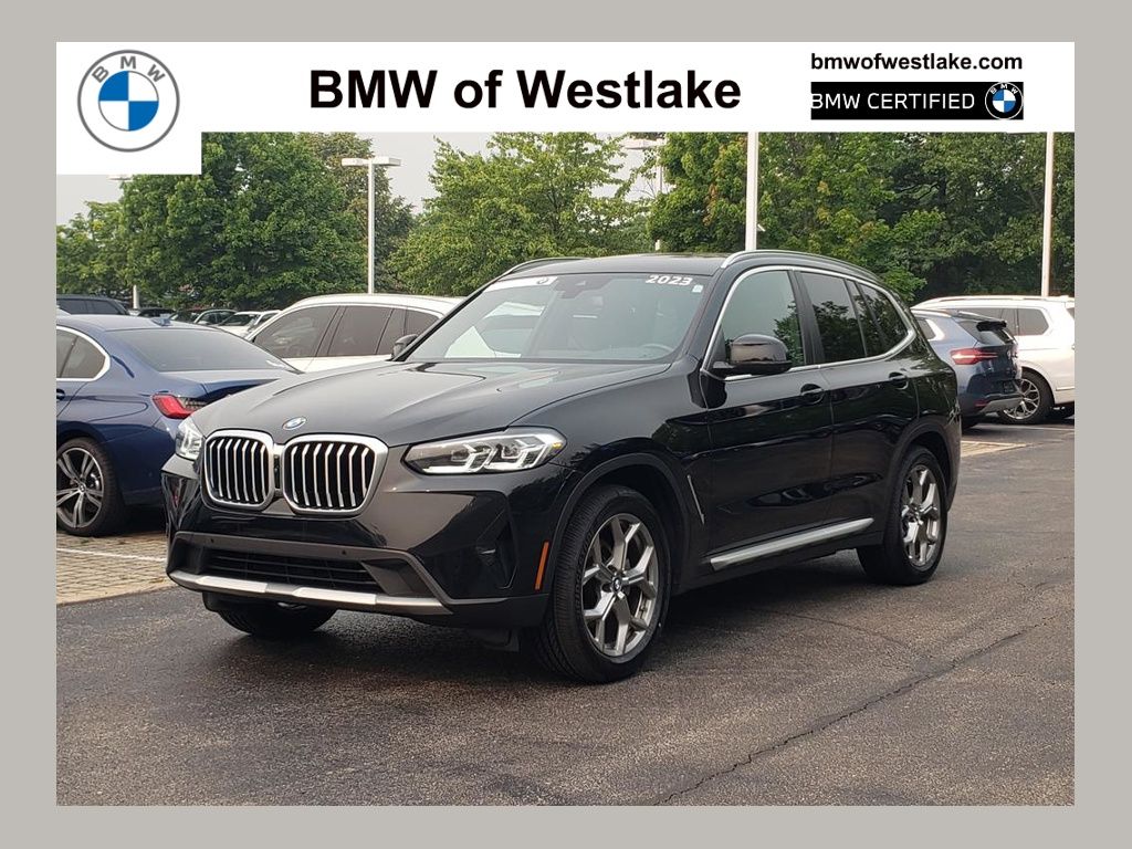 Black Sapphire Metallic 2023 BMW X3 SUV / Crossover All-Wheel Drive 8-Speed Automatic