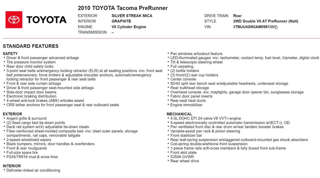 2010 Toyota Tacoma PreRunner 21