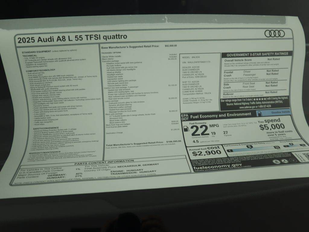 Thumbnail: 2025 Audi A8 - 9