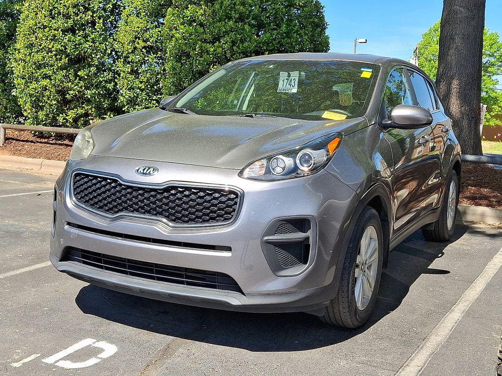 Mineral Silver 2019 Kia Sportage LX FWD SUV / Crossover Front-Wheel Drive 6-Speed Automatic Overdrive