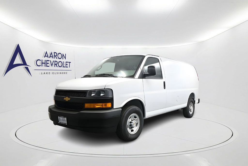 Summit White 2026 Chevrolet Express Cargo Van Rear-Wheel Drive