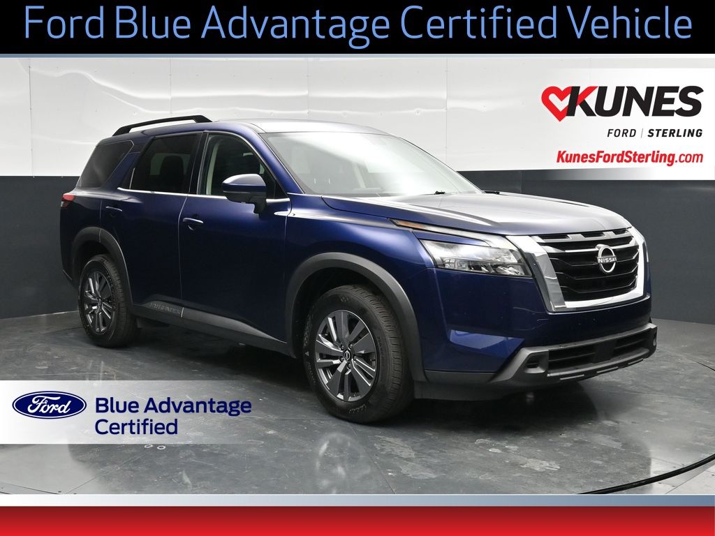 Deep Ocean Blue Pearl 2025 Nissan Pathfinder SUV / Crossover All-Wheel Drive 9-Speed Automatic