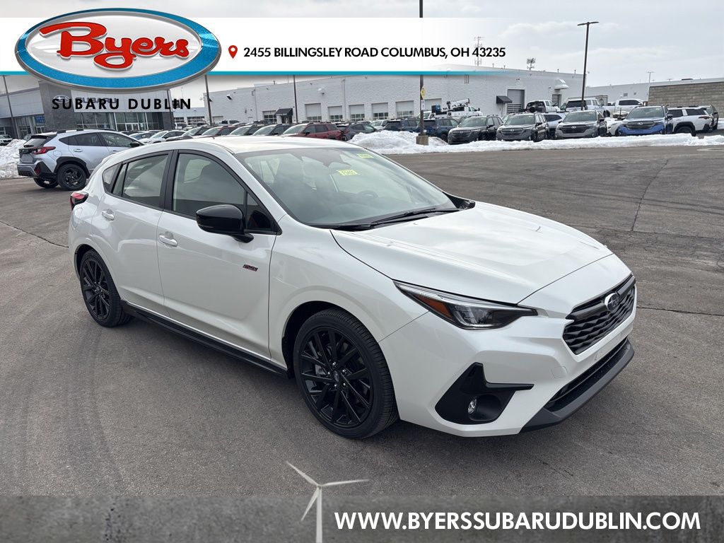Crystal White Pearl 2026 Subaru Impreza Wagon All-Wheel Drive Continuously Variable Transmission