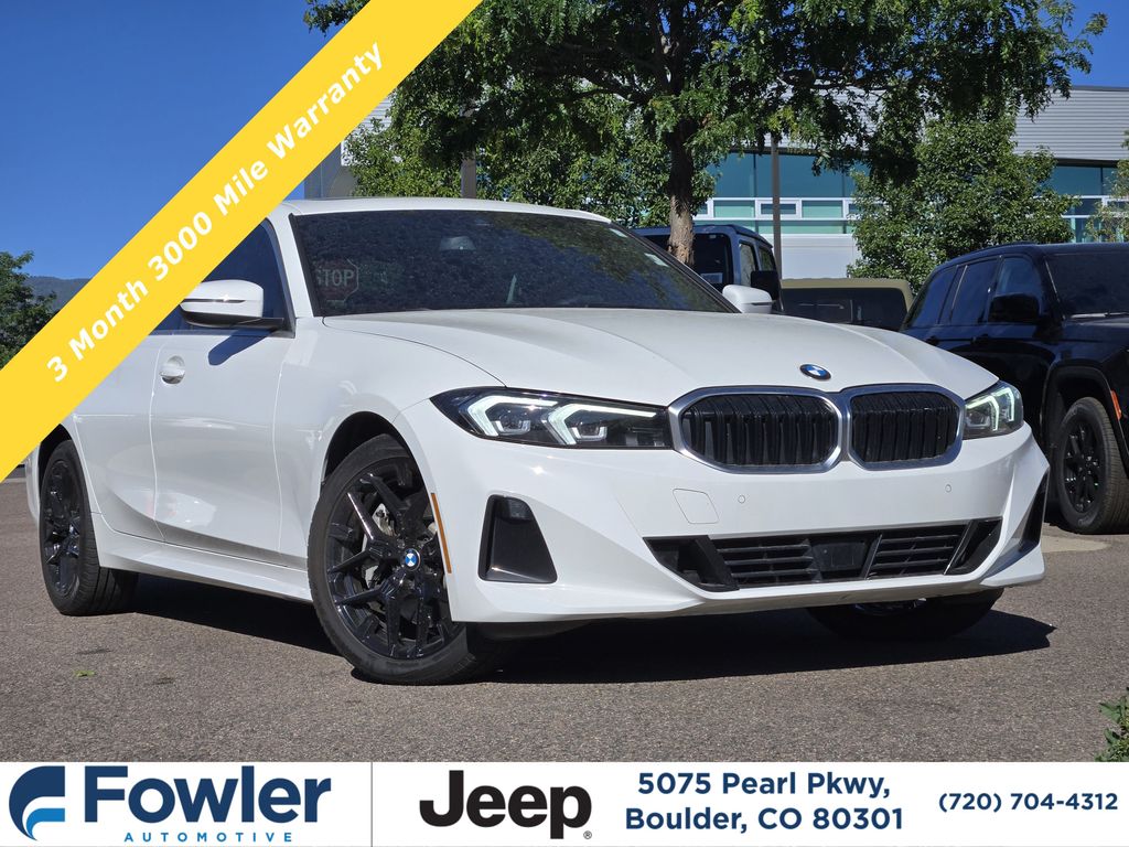 Alpine White 2025 BMW 3 Series Sedan All-Wheel Drive 8-Speed Automatic