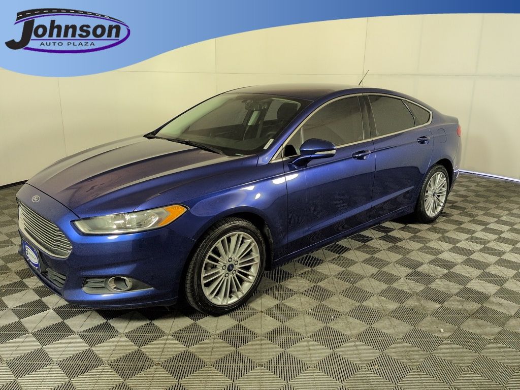 Deep Impact Blue 2015 Ford Fusion SE Sedan Front-Wheel Drive 6-Speed Automatic