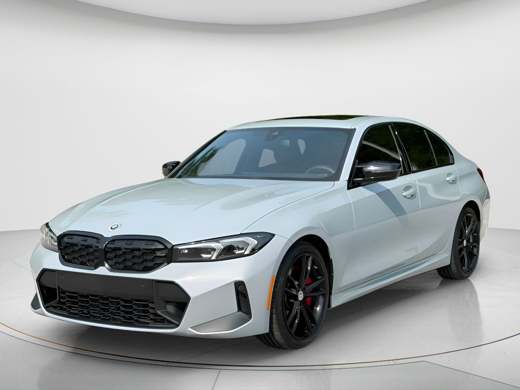 Gray Metallic 2023 BMW 3 Series Sedan All-Wheel Drive 8-Speed Automatic
