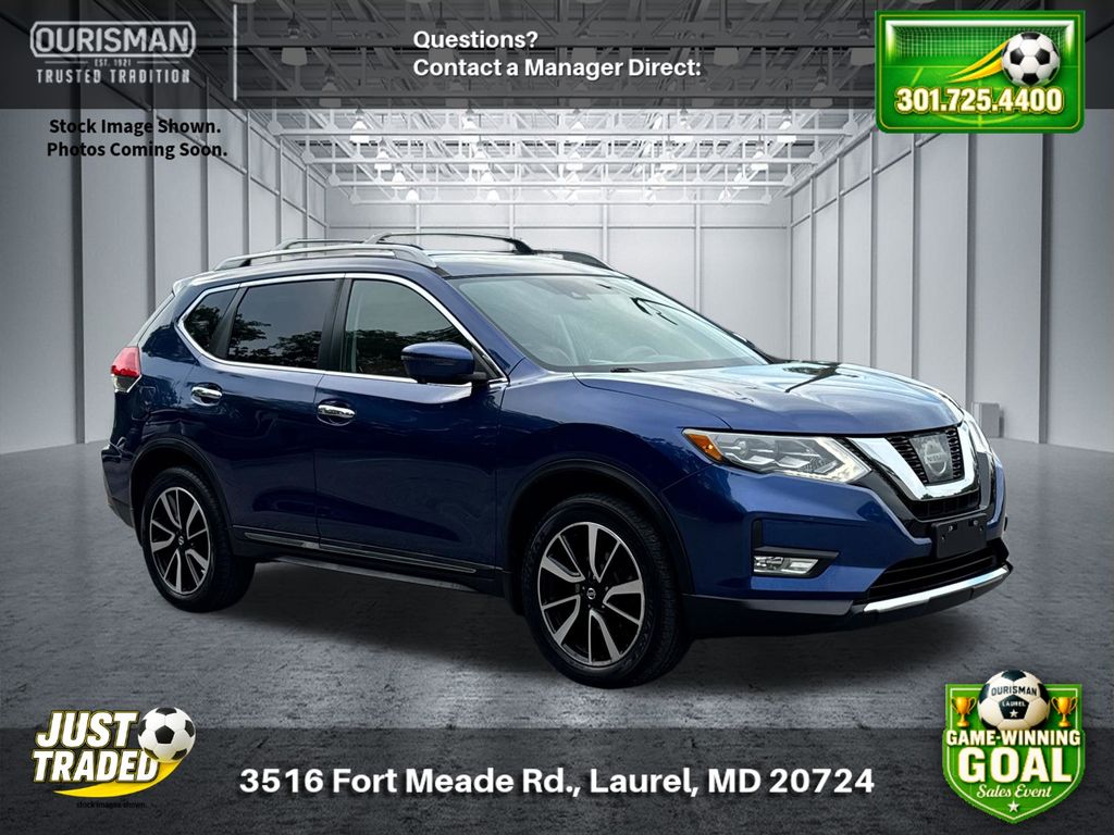 Caspian Blue 2017 Nissan Rogue SUV / Crossover All-Wheel Drive Continuously Variable Transmission