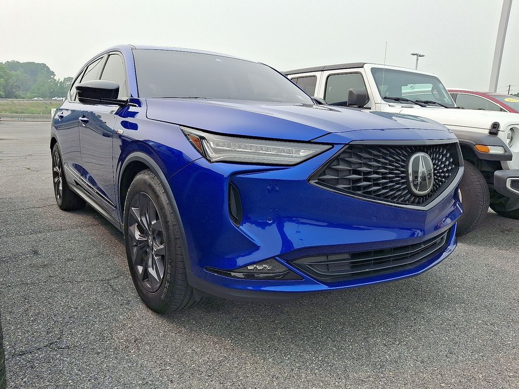 Blue 2023 Acura MDX SUV / Crossover All-Wheel Drive Automatic