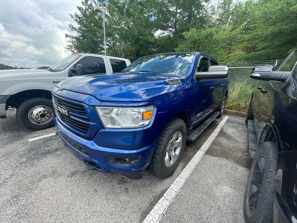 Blue Streak Pearlcoat 2019 RAM 1500 Pickup Truck Four-Wheel Drive 8-Speed Automatic