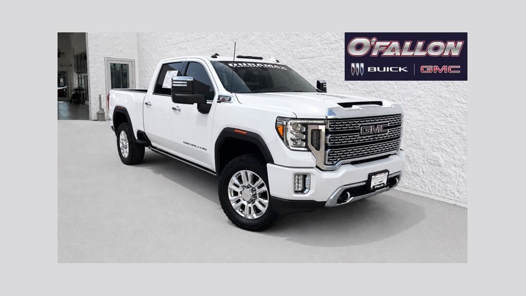 White Frost 2022 GMC Sierra 2500HD Pickup Truck Four-Wheel Drive Automatic