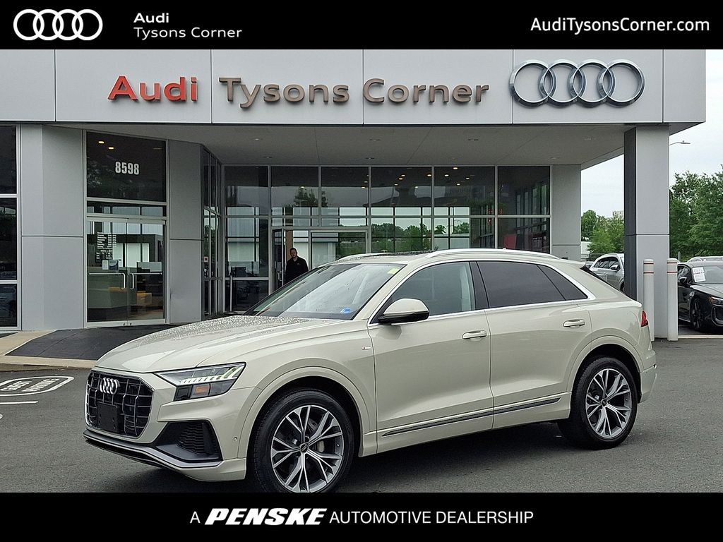 Brown (Vicuna Beige Metallic) 2023 Audi Q8 SUV / Crossover All-Wheel Drive 8-Speed Automatic