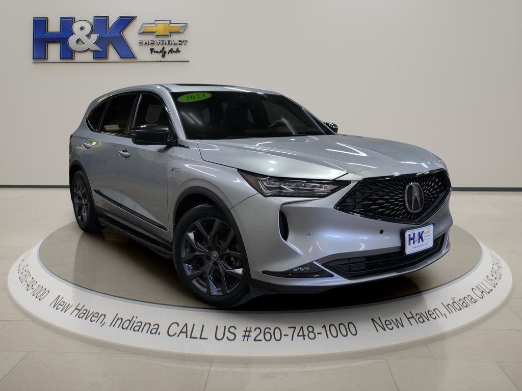 Silver 2023 Acura MDX SUV / Crossover All-Wheel Drive Automatic