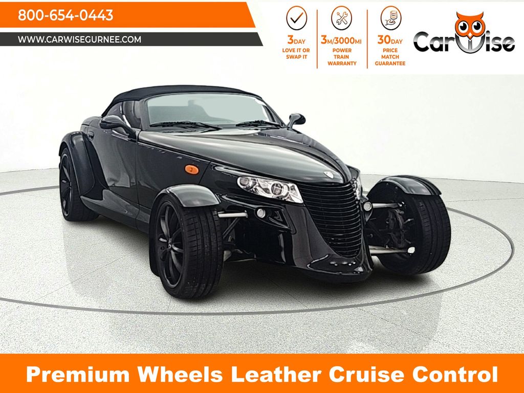 Black 1999 Plymouth Prowler 2 Dr STD Convertible Convertible Rear-Wheel Drive 4-Speed Automatic